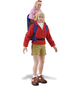 Safari People Hikers Kathy with Patty Toy Model