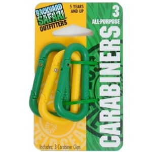 3 All purpose Carabiner Set