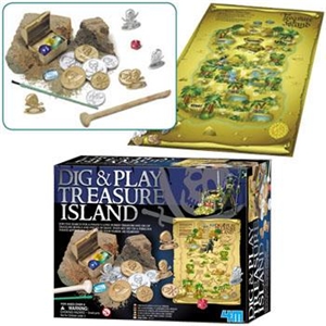 Dig and Play Treasure Island Excavation Kit