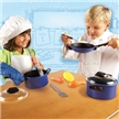 Pretend & Play Pro Chef Set, toy cooking tools. cooking tolls, kid cooking, kid dress up chef set, k