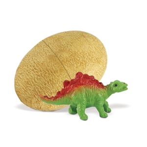 Wild Safari® Dinosaurus & Prehistoric Life Stegosaurus Baby in an Egg