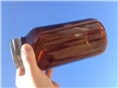 Duraglas Amber Glass Canning Mason Jar Zinc Lid
