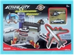 United Airport With 1 Plane & 2 Vehicles