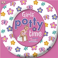 Girls' Potty Time Book, kids potty training book, all about potty training