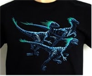 Dinosaur Shirt Deinomight-Glow in the Dark Youth X-Small