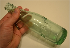 Antique 1952 Dublin Dr Pepper Soda Bottle Green 10 2 4 