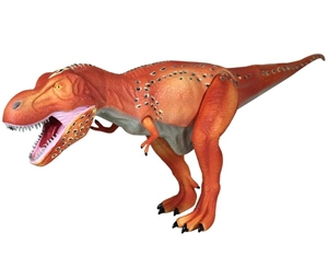 GeoWorld Large Articulated Orange T-Rex Toy