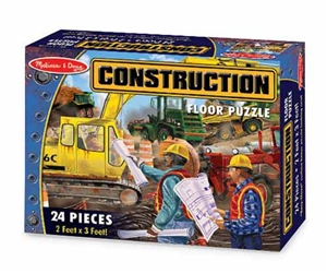 Melissa & Doug Construction Floor Puzzle