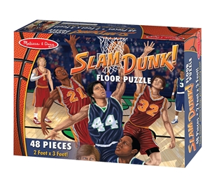 Melissa and Doug Slam Dunk! Floor Puzzle 48 Pieces 