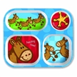 Child Tray, Food Tray, Horse Tray, Horses, Melamine Tray Horse, Kids Tray, Eating Utensils