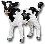 Wild Safari Farm Holstein Calf Model Toy
