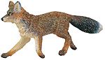 Wild Safari Forest Fox Replica Toy Model