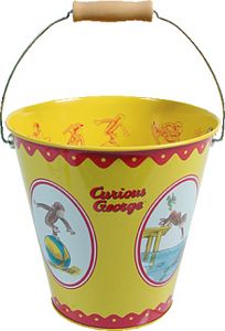 Curious George Metal Sand Beach Pail