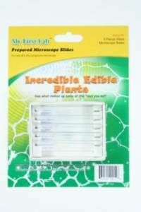 Incredible Edible Plants Prepared Mini Slides- Set of 5