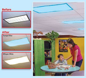Classroom Light Filters Whisper White - Set of 4