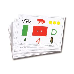 Sort Em Cards- Set of 18