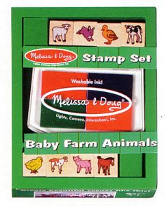 Melissa and Doug Baby Farm Animals Stamp Set