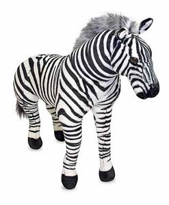 Melissa and Doug Large Stuffed Zebra