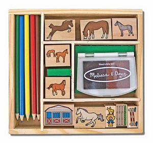 Melissa and Doug Horses Stamp Set