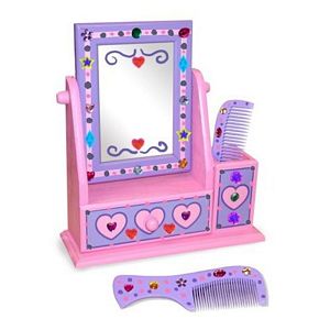 Melissa and Doug Decorate Your Own Vanity Set