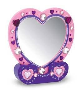 Melissa and Doug Decorate Your Own Heart Mirror