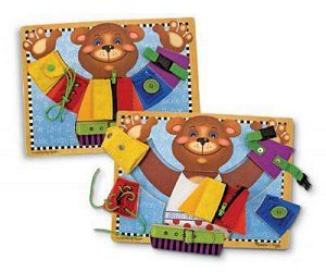 Melissa and Doug Basic Skills Board-It's A Puzzle Too!!!!