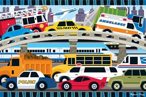 Melissa and Doug Traffic Jam Floor Puzzle