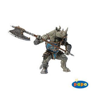 Papo Fantasy Rhino Man Toy Model