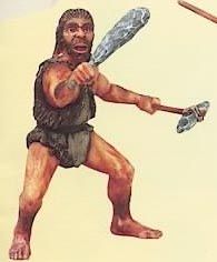 Papo Bearded Prehistorical Man w/Club Toy Model