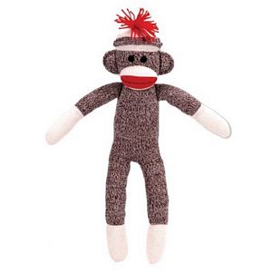 Sock Monkey Classic Toy for kids, the original sock monkey stuffed toy, kia commercial
