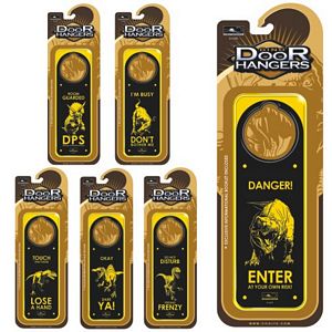 Dino Door Hangers - Set of six