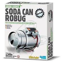 Green Science Soda Can Robug Kit, science kit, green science, toysmith, science toys, kids lab