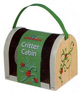 Critter Cabin - Wood bug holder, bug cather, bug kit, insect holder, wooden insect catcher, kids bug