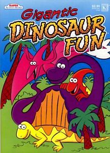 Gigantic Dinosaur Fun Coloring Activity Book