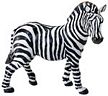Wild Safari Wildlife Zebra Adult Replica Toy  Model