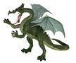 Safari Dragons Green Dragon Toy Model