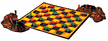 Dinosaur Checkers Game