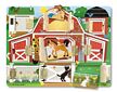 Melissa and Doug Hide & Seek Farm, hinged doors farm puzzle, improving memory and fine motor skills 