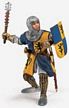 Schleich Foot-Solider with mace Toy Model