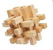 3-D Wooden Brain Teaser Puzzle-#1