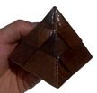 3-D Wooden Brain Teaser Puzzle Pyramid