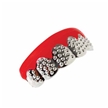 Silver Bling Teeth Pack of 12