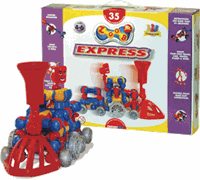 zoob jr train set, kids building toy, plastic building toys, train set, kids zoob sets, ZOOB Train S