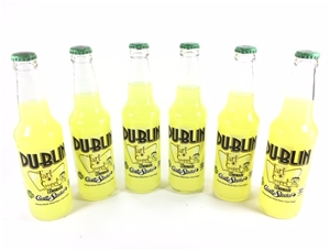 Case of 24 Dublin Texas Bottling Works Tart N Sweet Lemonade Soda Glass Bottles 12 oz - Real Pure Cane Sugar
