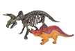 Triceratops Figurine with Skeleton Replica