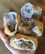 3" Half Moroccan Geode piece