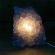 Large Amethyst Cluster Lamp 6.5"