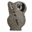 Standing Ammonite Fossil Sculpture Piece 11.5" Office Home Decor