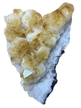 Natural Orange Citrine Druzy Cluster 5" 0.85 lbs