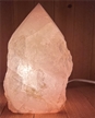 Top Polished Rose Quartz 7" Lamp 